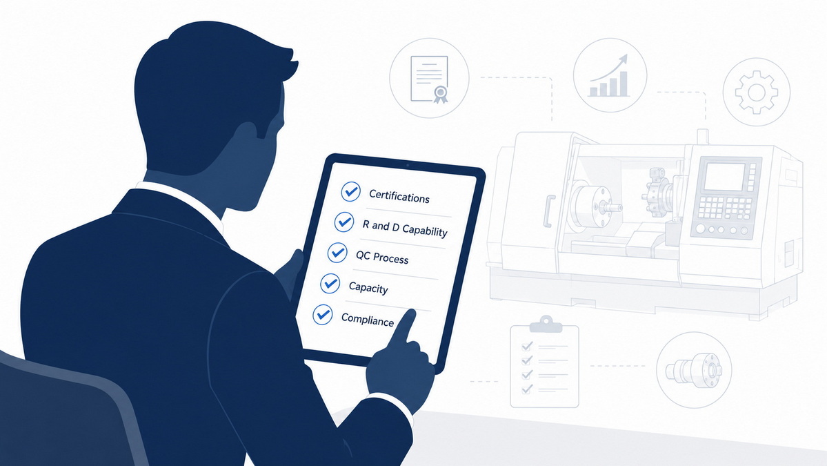 CNC Turning Supplier Evaluation Checklist
