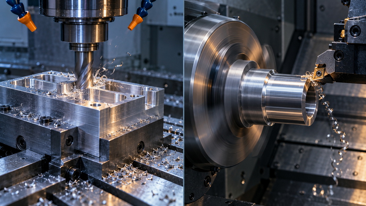 CNC Milling And Turning Comparison