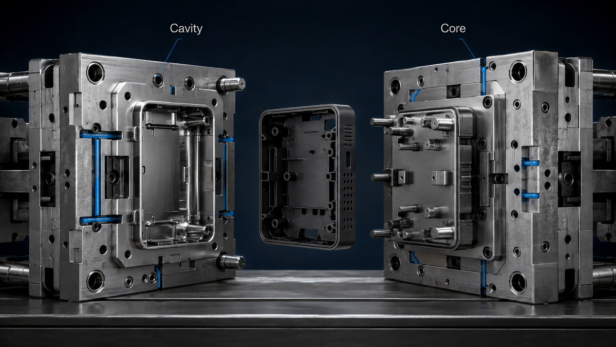 Cavity Core And Molded Part