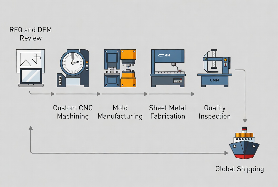 U Need Precision Manufacturing Workflow