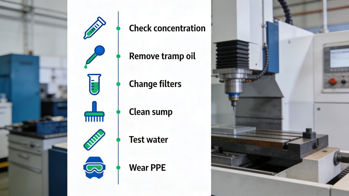 CNC Coolant Maintenance Checklist