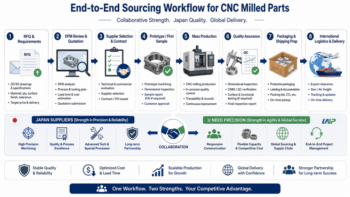 Global CNC Sourcing Workflow