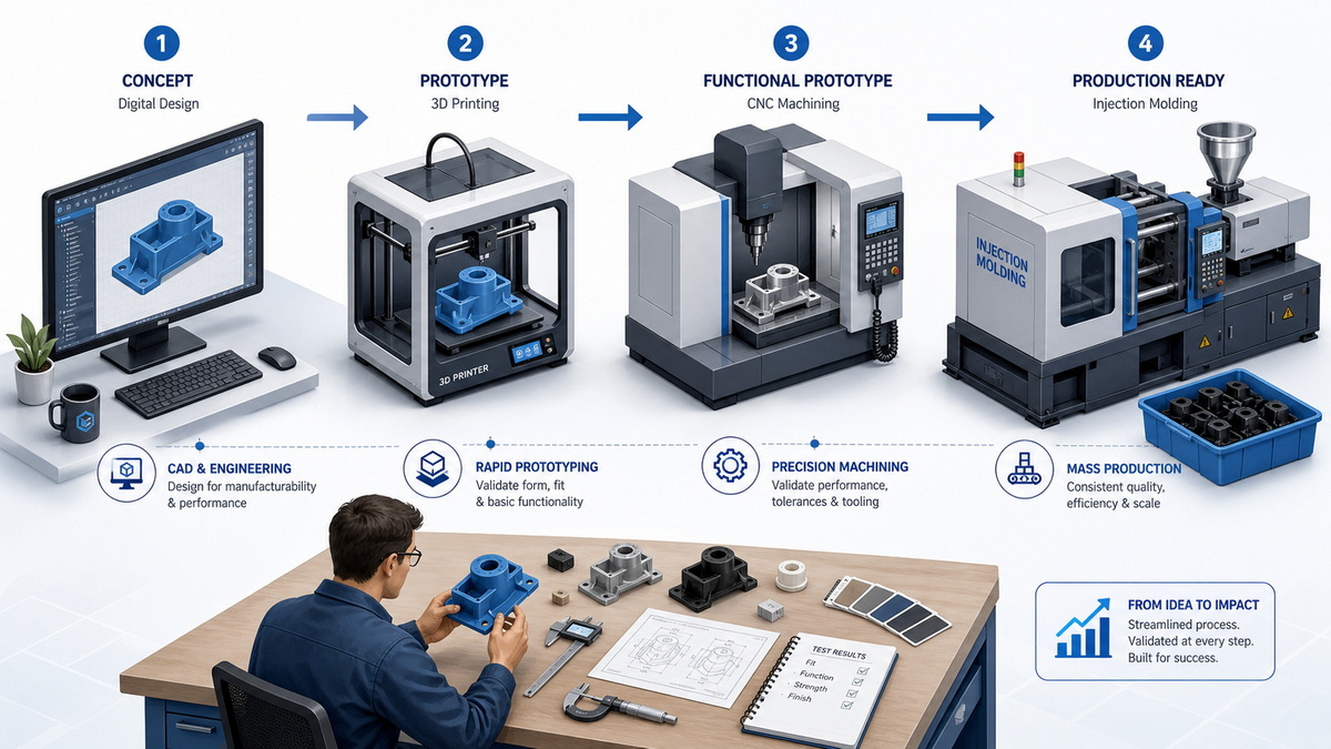 Expert Guide To Plastic Prototyping: Choosing The Right Process To Reduce Risk And Accelerate Product Launches